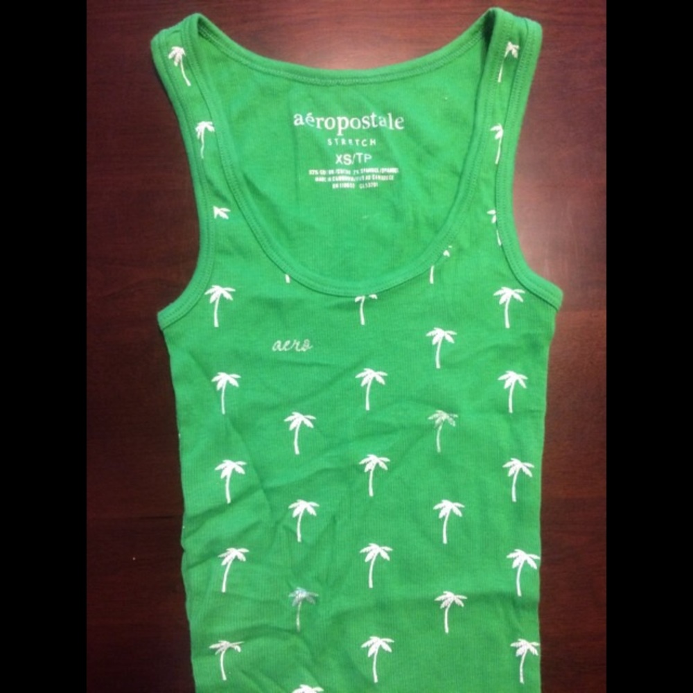 Aeropostale Palm-Tree Tank-Top